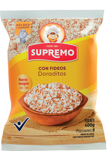 Supremo con Fideos Doraditos