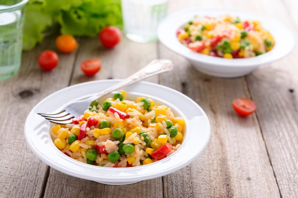 Arroz a la jardinera