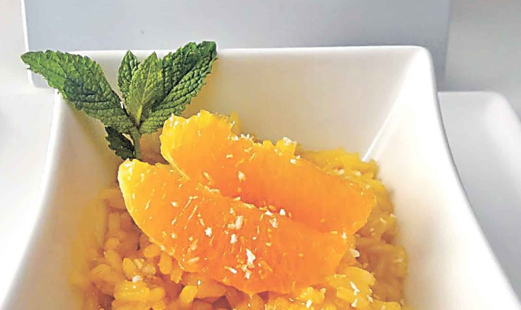 Arroz a la naranja