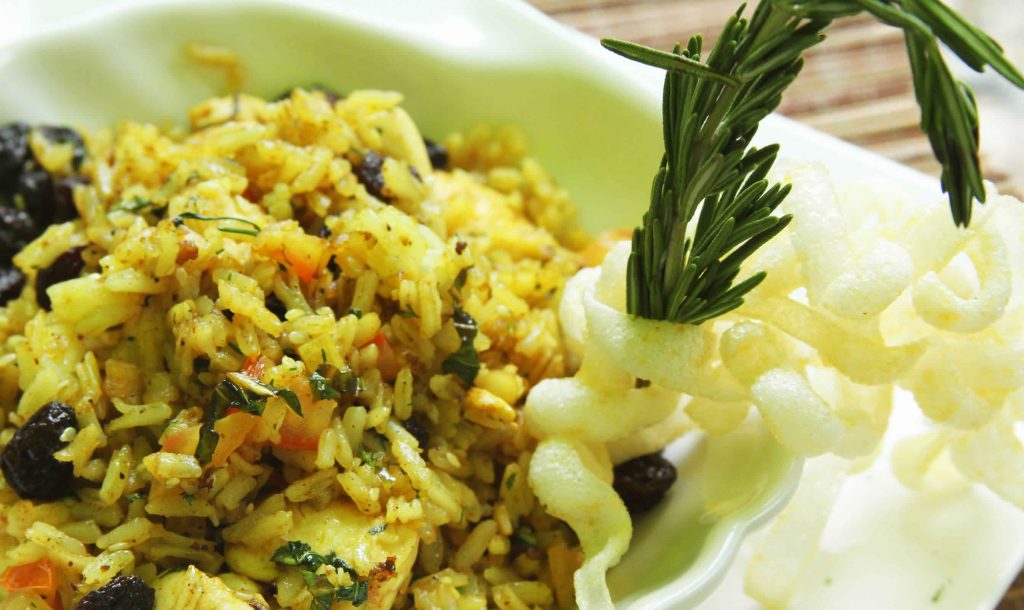 Arroz al curry
