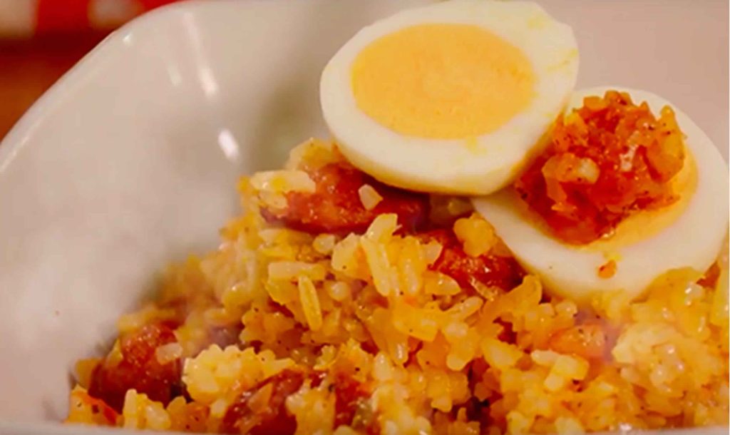 Arroz caldoso con chorizo