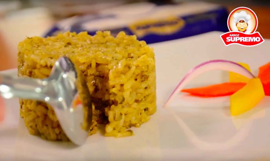 Arroz con cilantro