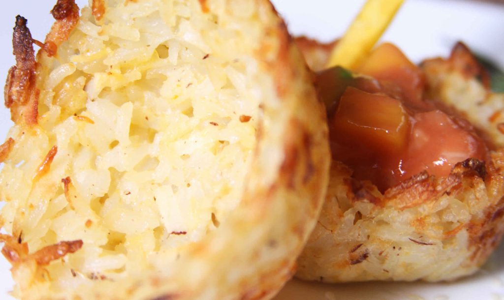 Canasticas de arroz