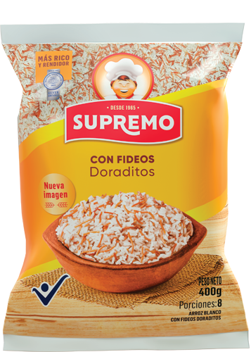 Supremo con Fideos Doraditos