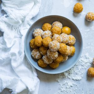 Bolitas de arroz y queso