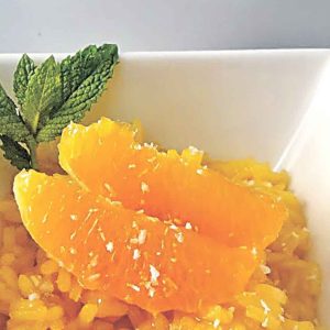 Arroz a la naranja