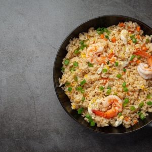 Arroz con camarones