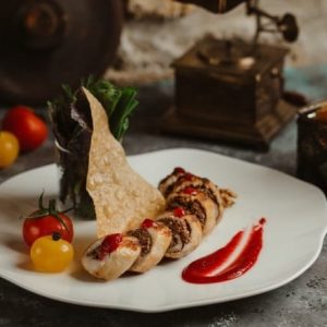 Pechuga de pavo rellena